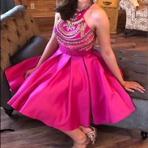 Pink Cocktail Dress